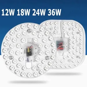 2022 LED Panel Circle Ring Light SMD2835 12W 18W 24W 36W LED Round /Square Ceiling decoration Ceiling Lamp AC 220V downlight