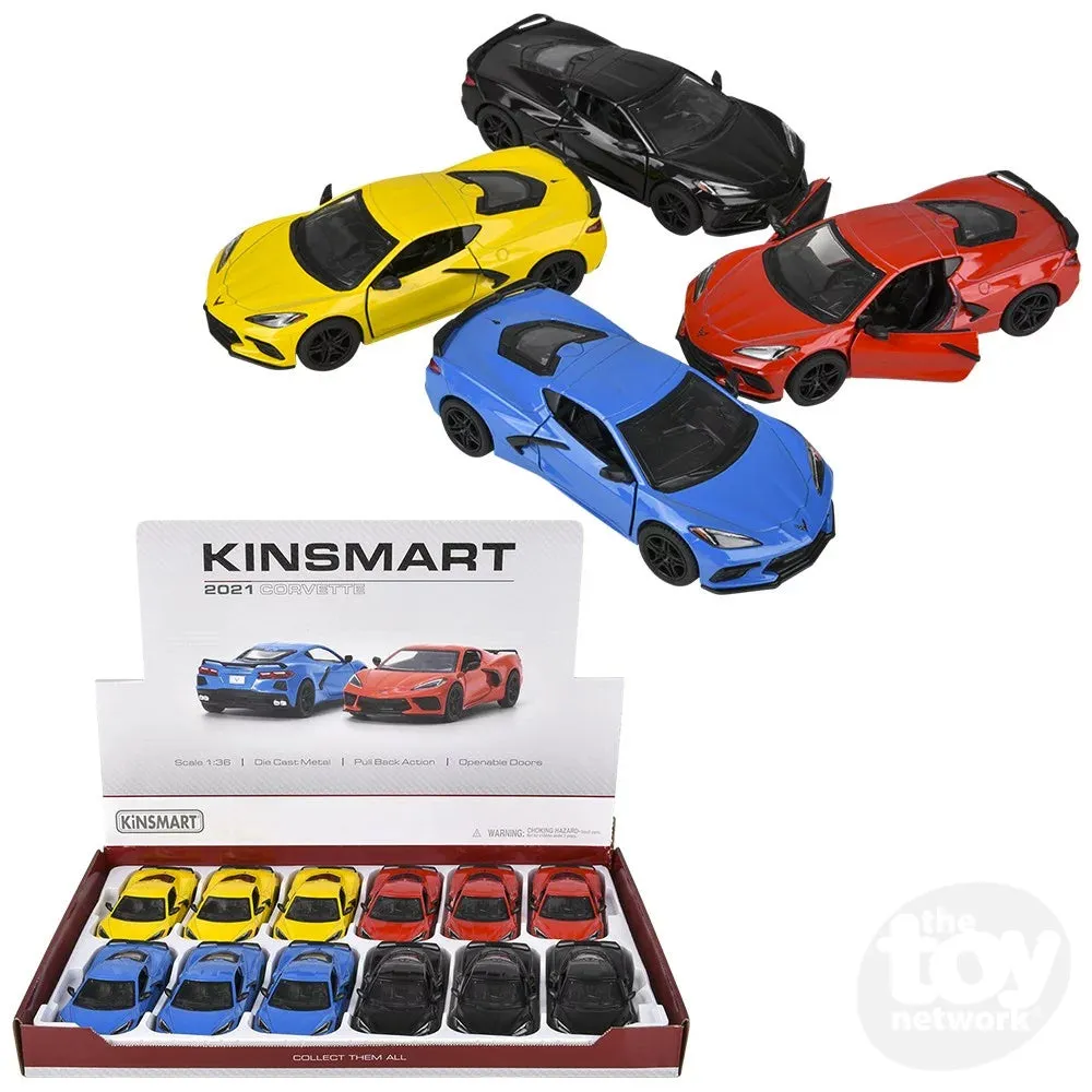 5" Diecast Pull Back 2021 Corvette