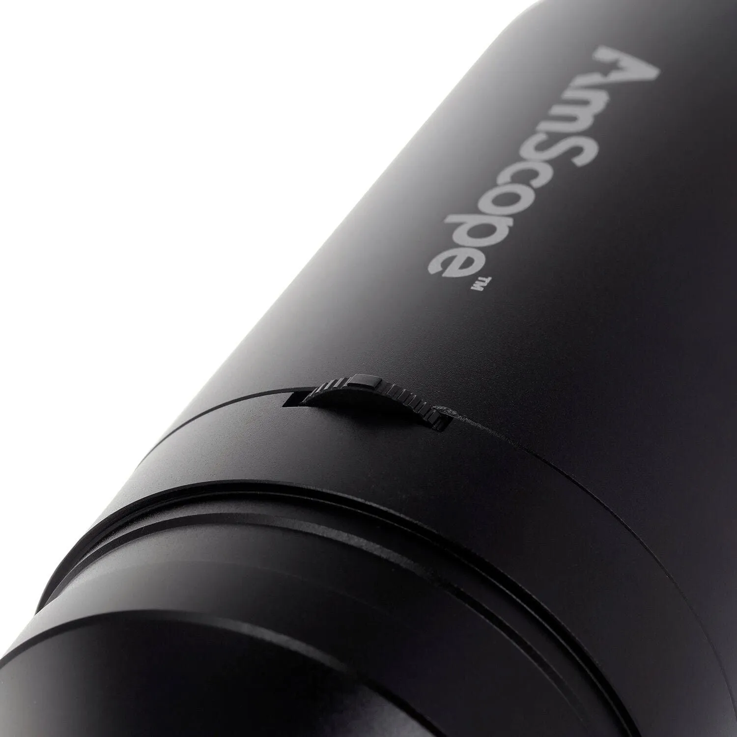 AmScope DM756 Series 1080p HDMI All-in-One Digital Microscope 0.35X-11.2X Magnification with Zoom Optics on Single-Arm Boom-Stand