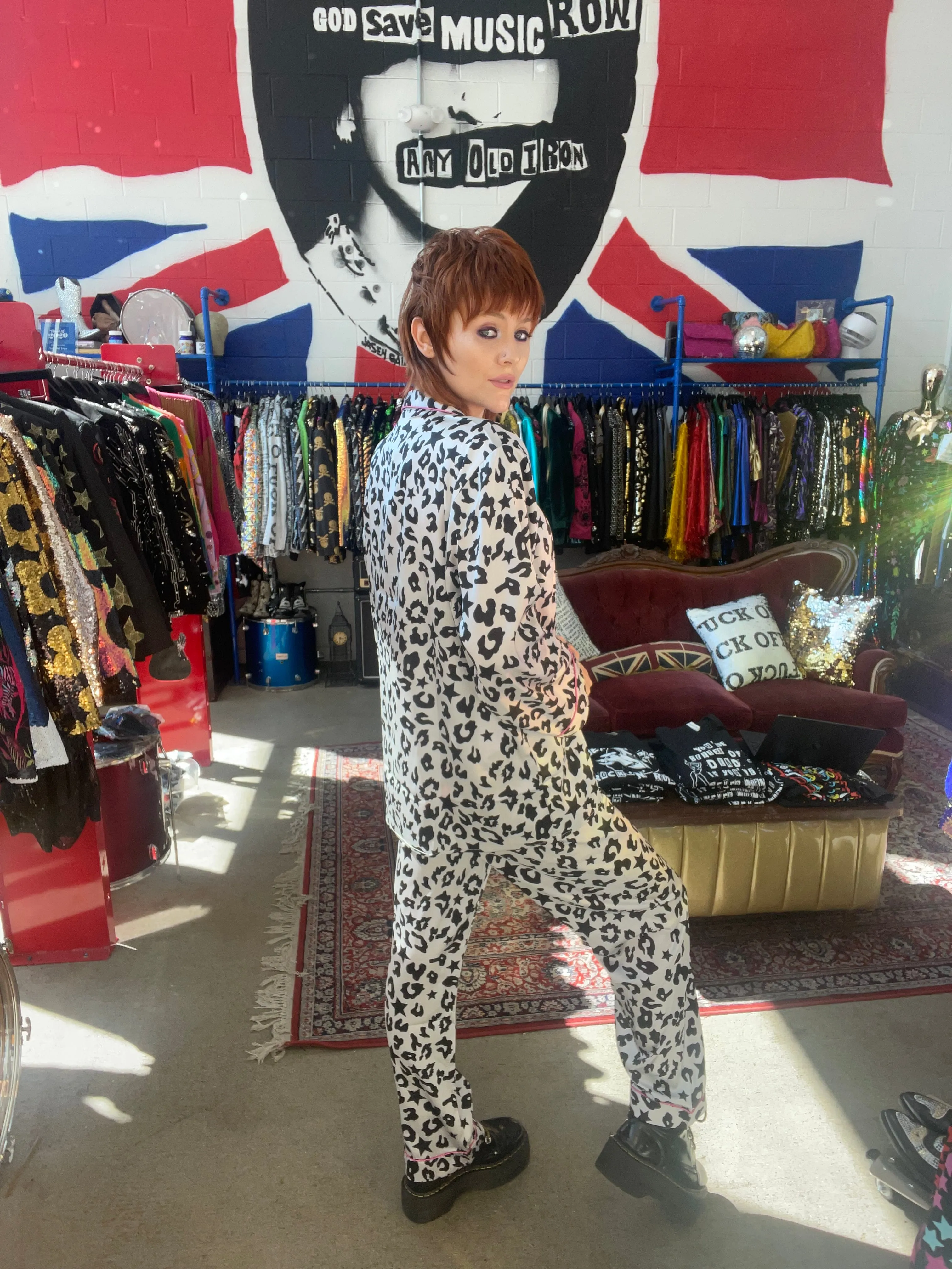 Any Old Iron Sleeping Rock Star Pajamas