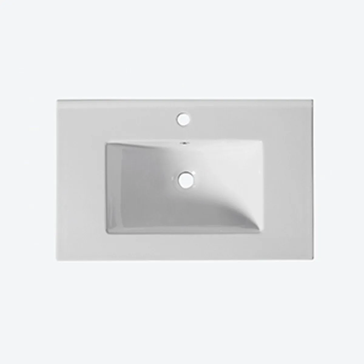 AUSTIN 750mm Wall Hung Bathroom Vanity (Right Hand)   Ceramic Top