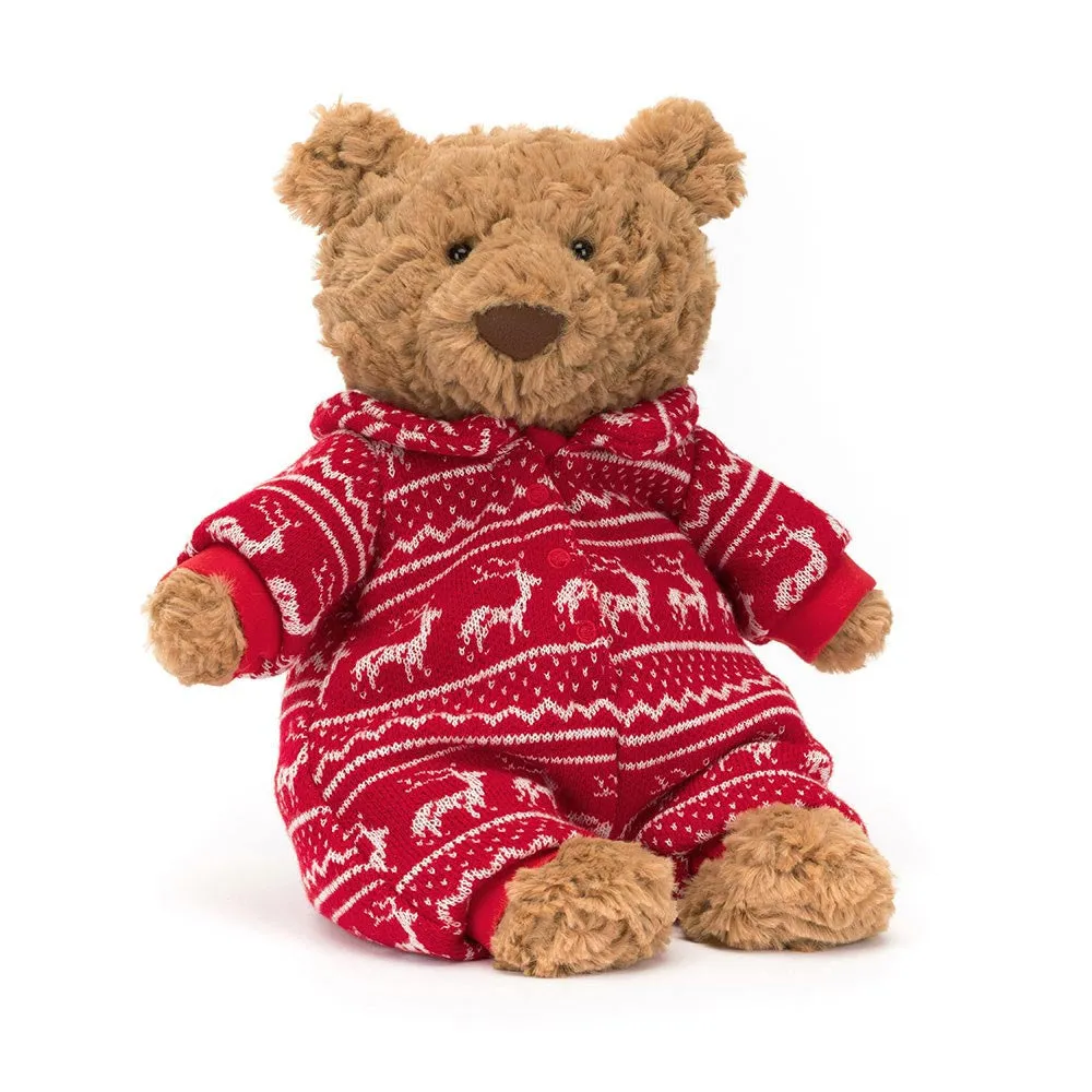 Bartholomew Bear Winter Pajamas By Jellycat