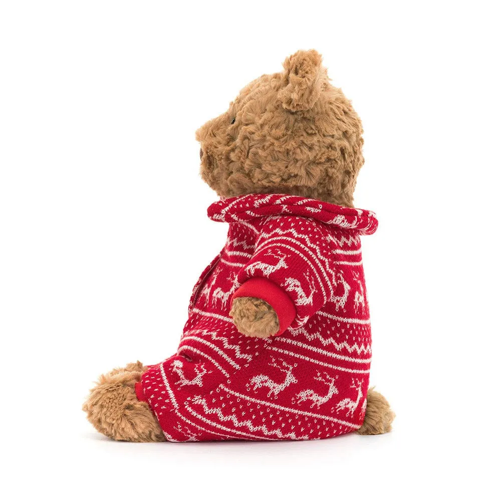 Bartholomew Bear Winter Pajamas By Jellycat