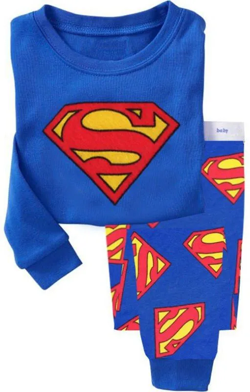 Blue Printed Red Pajamas