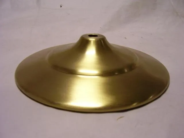 Brass Vase Caps w/Satin Brass Finish - 8-1/2"