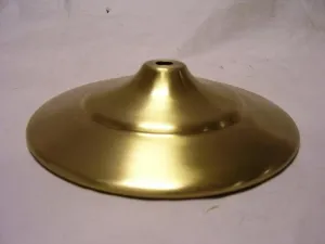 Brass Vase Caps w/Satin Brass Finish - 8-1/2"