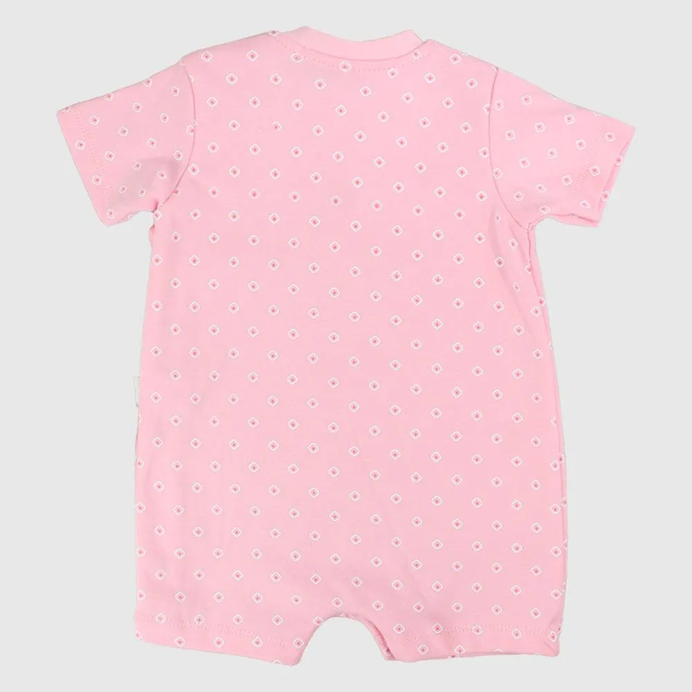 Bunny Head Short-Sleeved Romper