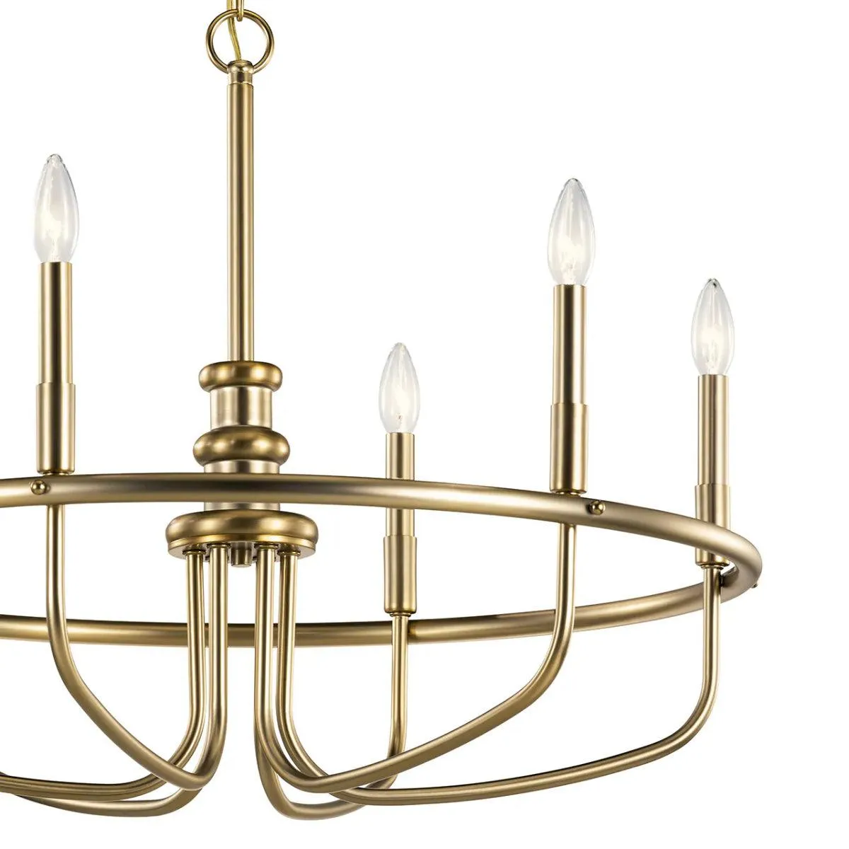 Capitol Hill 29" 6-Light Chandelier 1-Tier, Classic Bronze Finish