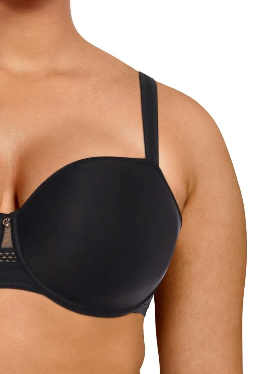 Chic Essential Half-Cup Memory Bra - Black