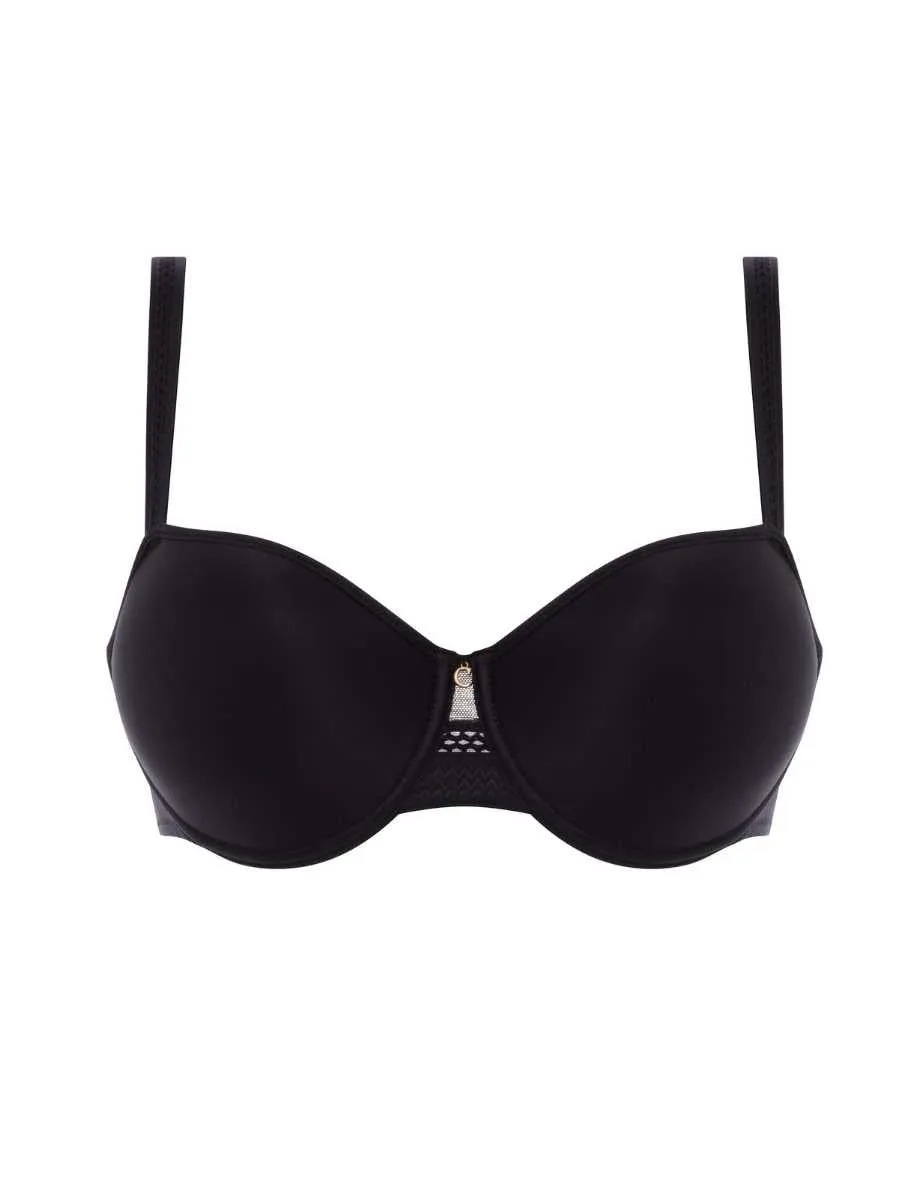 Chic Essential Half-Cup Memory Bra - Black