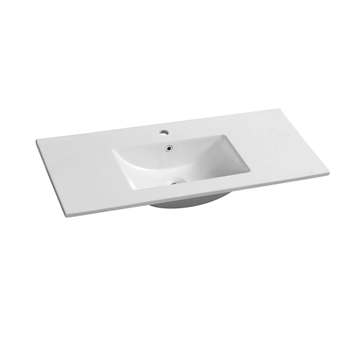 CLOVER 1200mm Wall Hung Bathroom Vanity   Ceramic Top