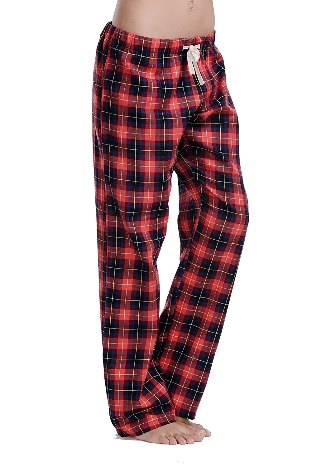CYZ Women's 100% Cotton Super Soft Flannel Plaid Pajama/Louge Pants