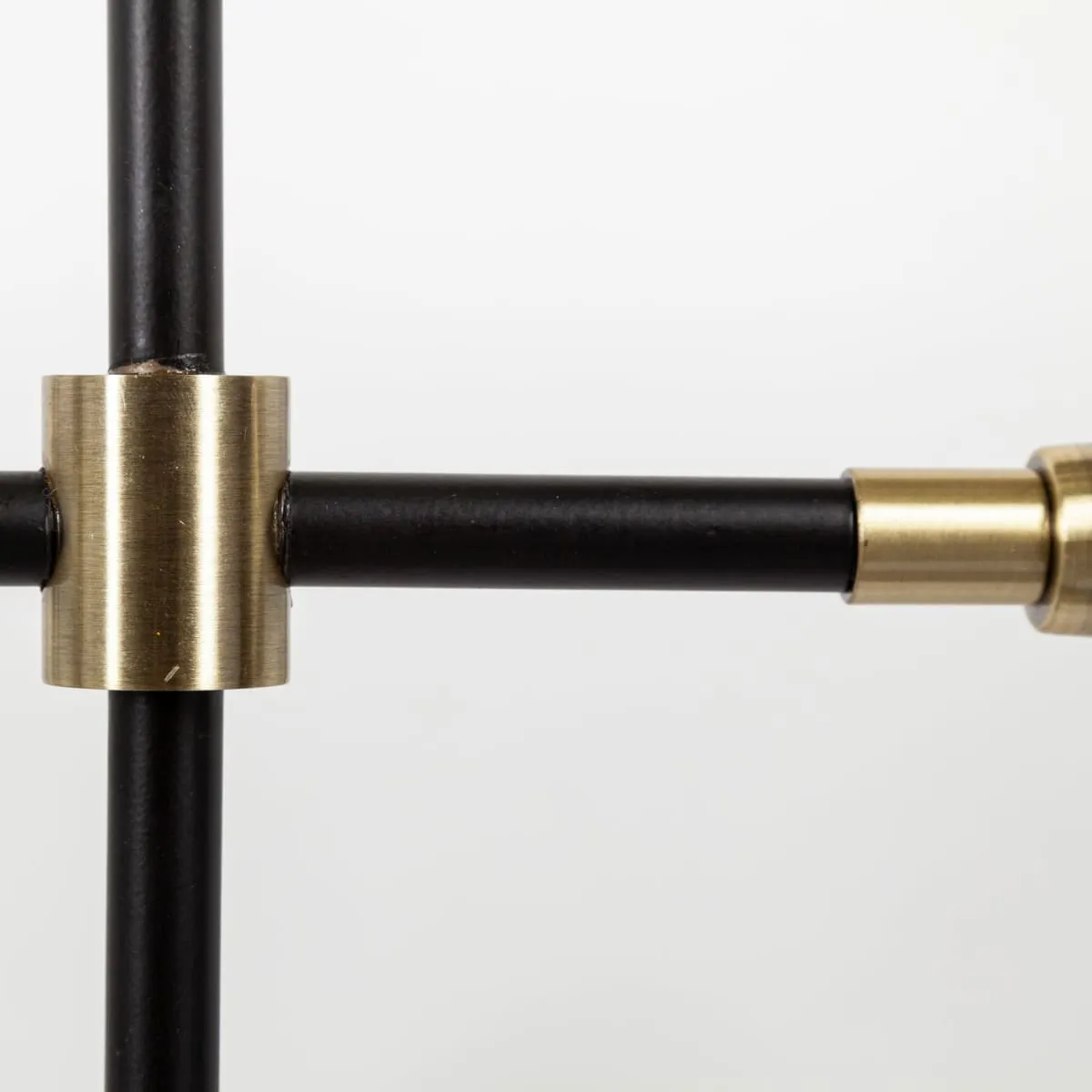 Decarlo Chandelier Black/Gold Metal
