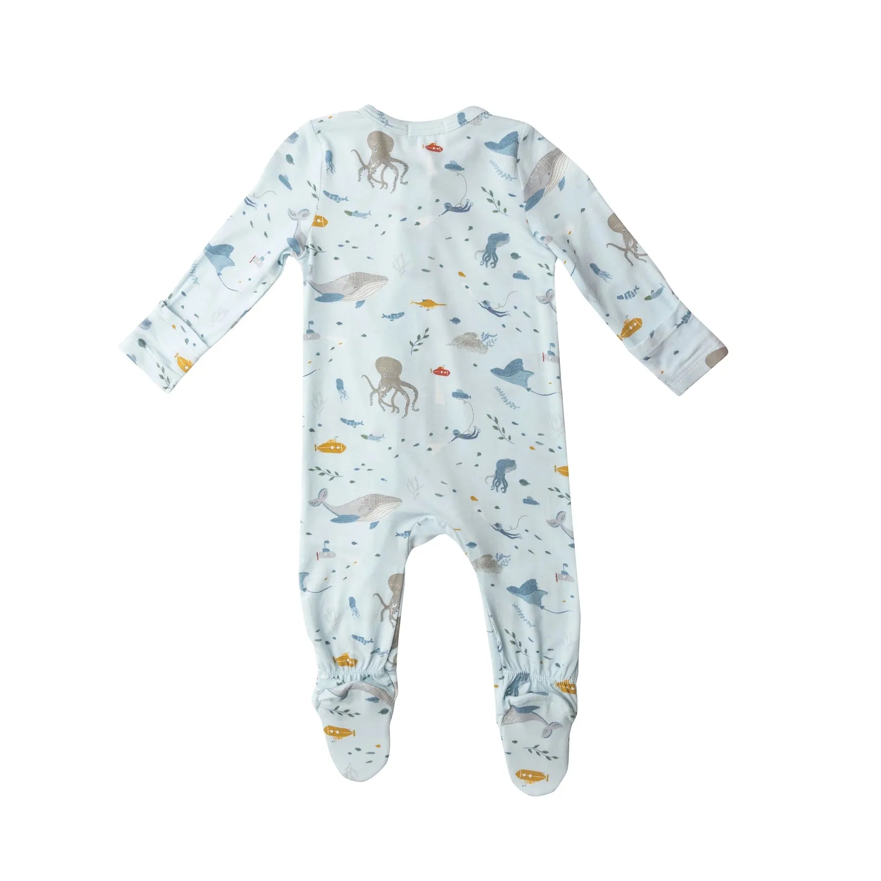 Deep Blue Explorer Zipper Footie