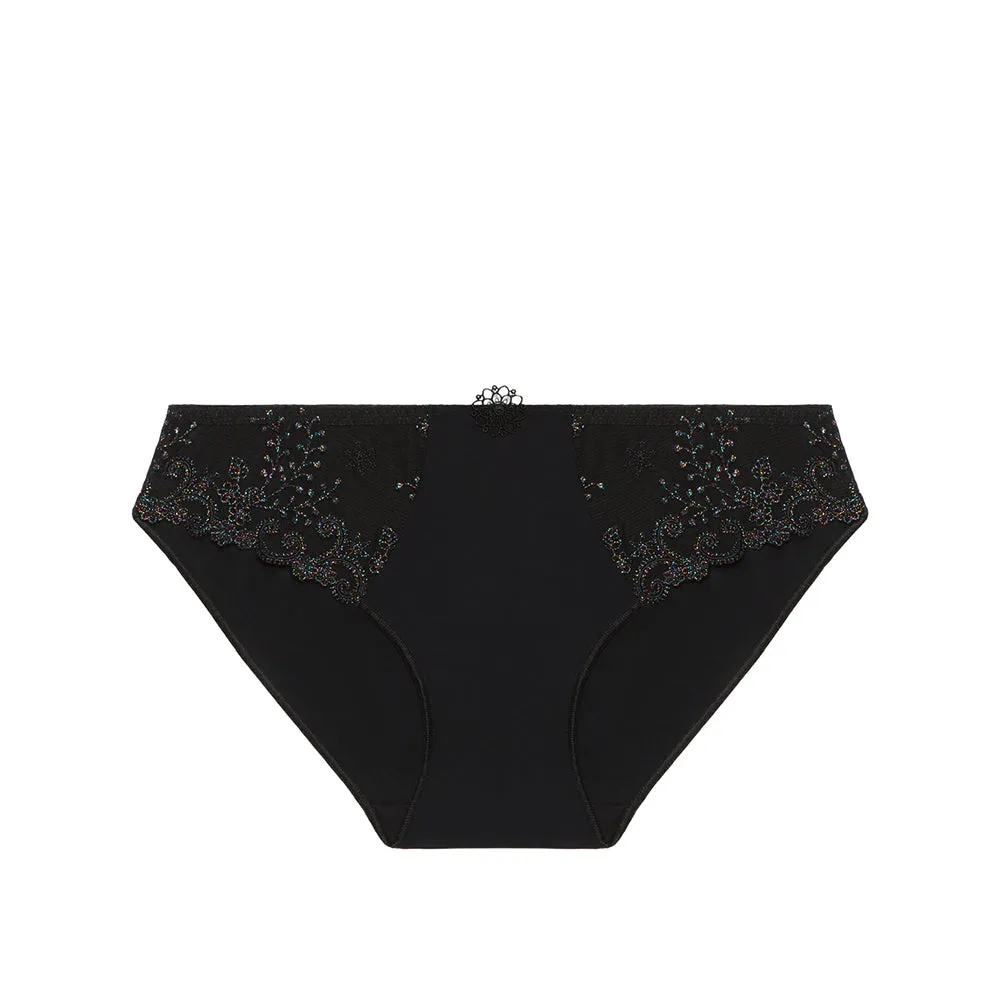 Delice Gem Black Brief