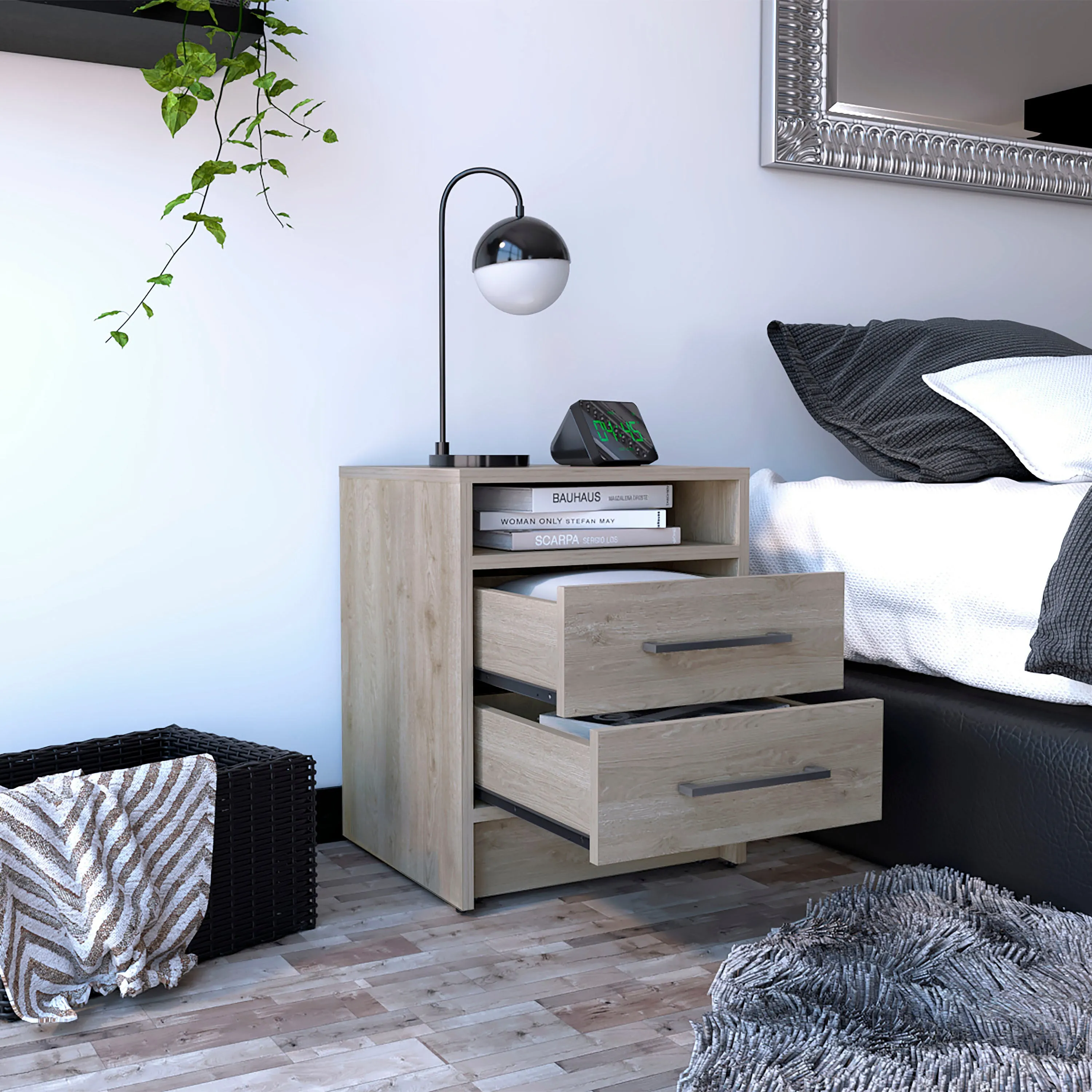 Eter Nightstand -Light Gray