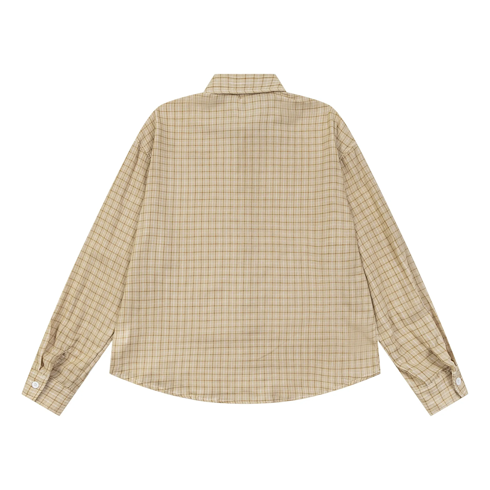 Faire Echo blue plaid long-sleeve Shirt