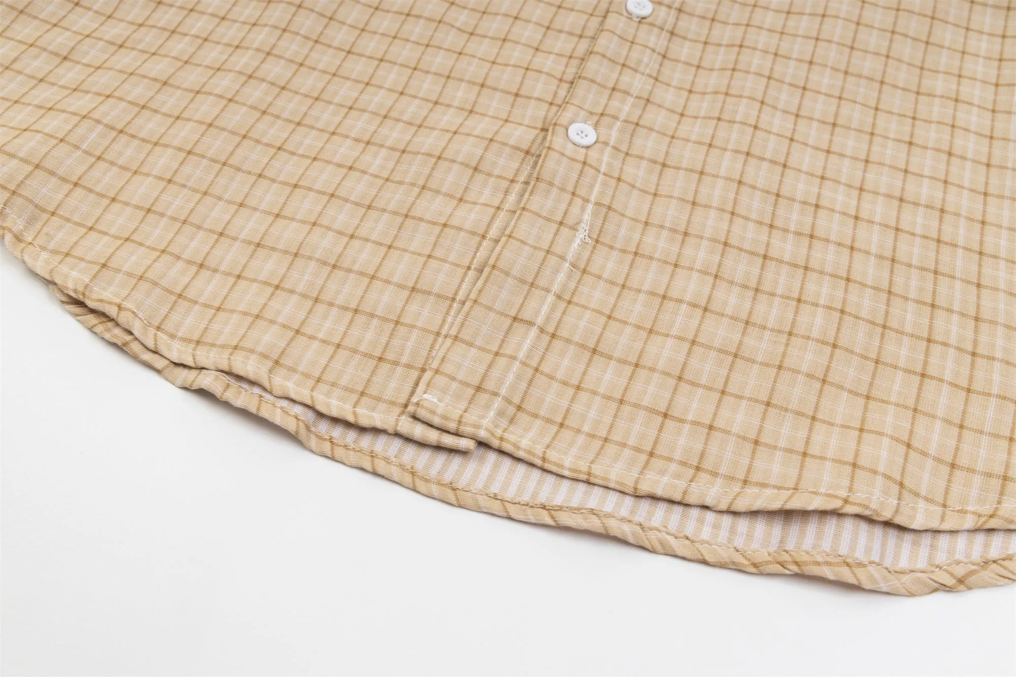 Faire Echo blue plaid long-sleeve Shirt