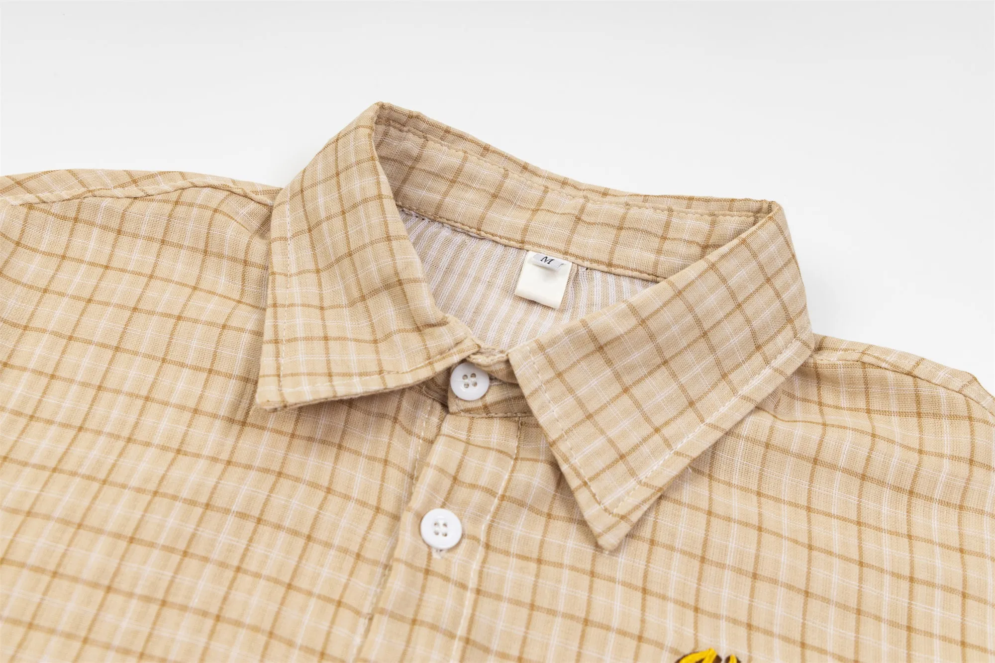 Faire Echo blue plaid long-sleeve Shirt