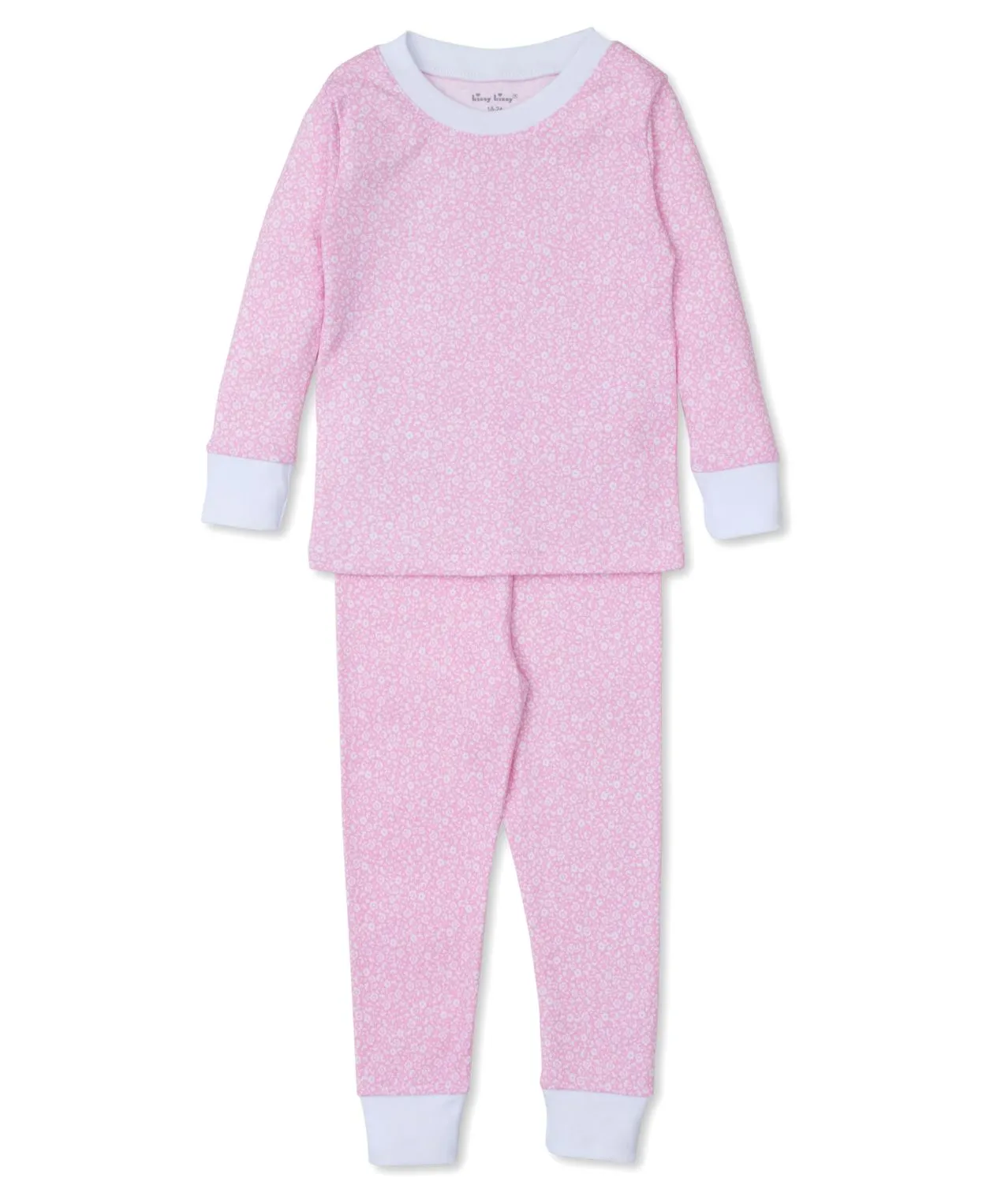 Fall Flower Patch Pajamas Set - Pink