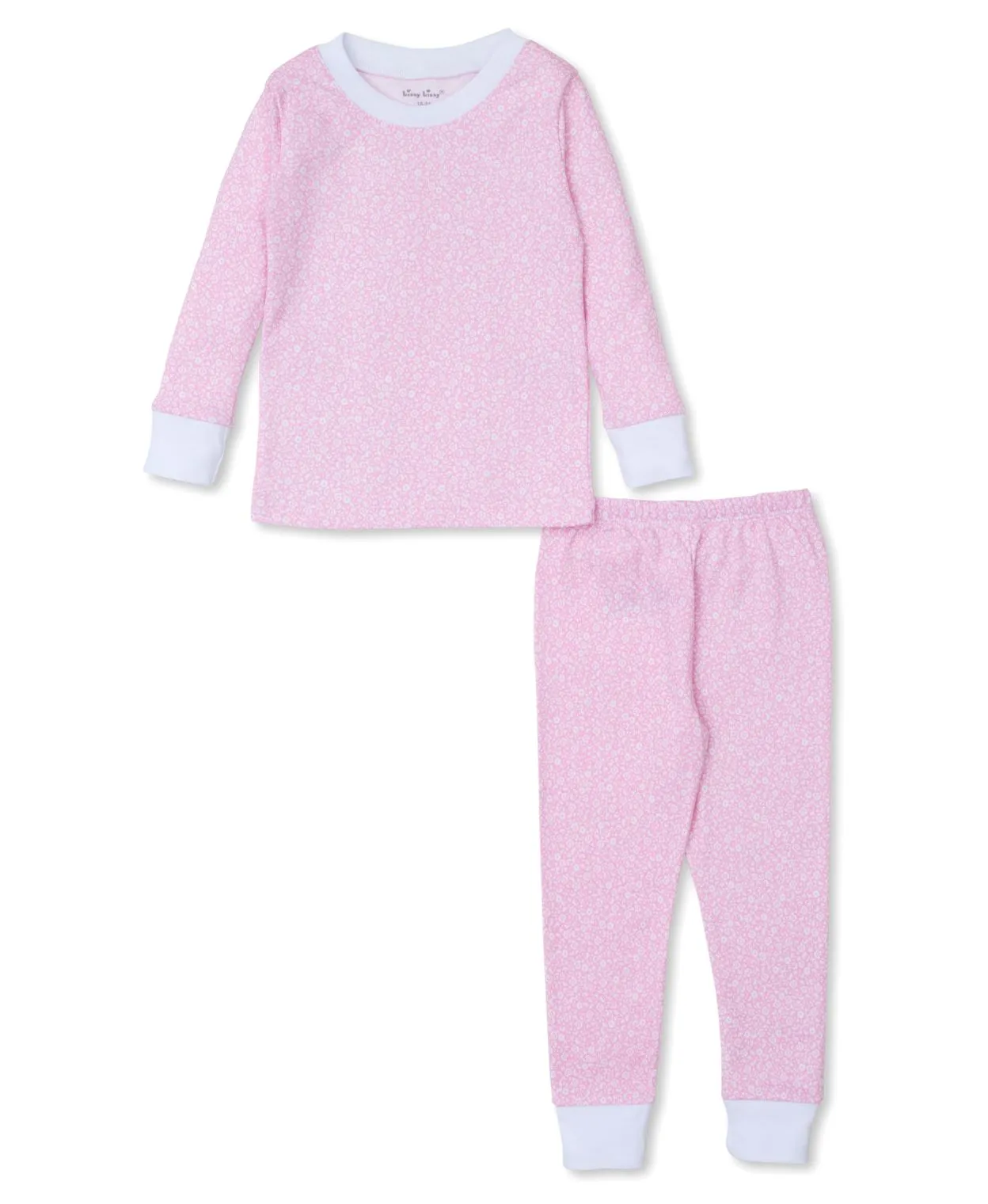 Fall Flower Patch Pajamas Set - Pink