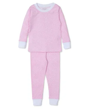 Fall Flower Patch Pajamas Set - Pink
