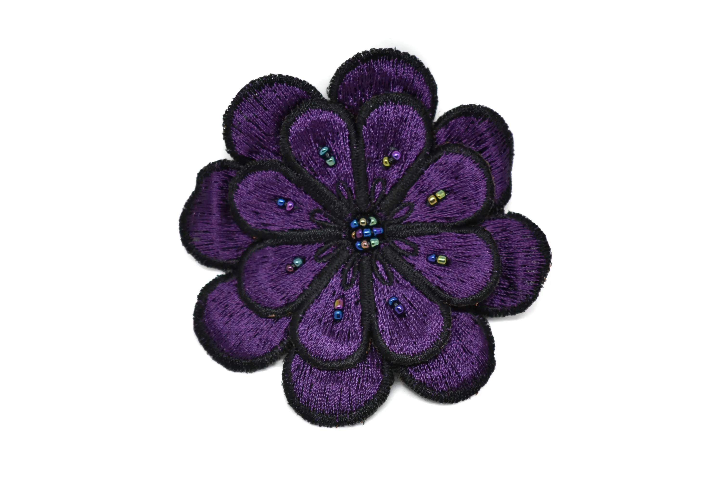 Flower Sequin Applique 3"- 1 Piece