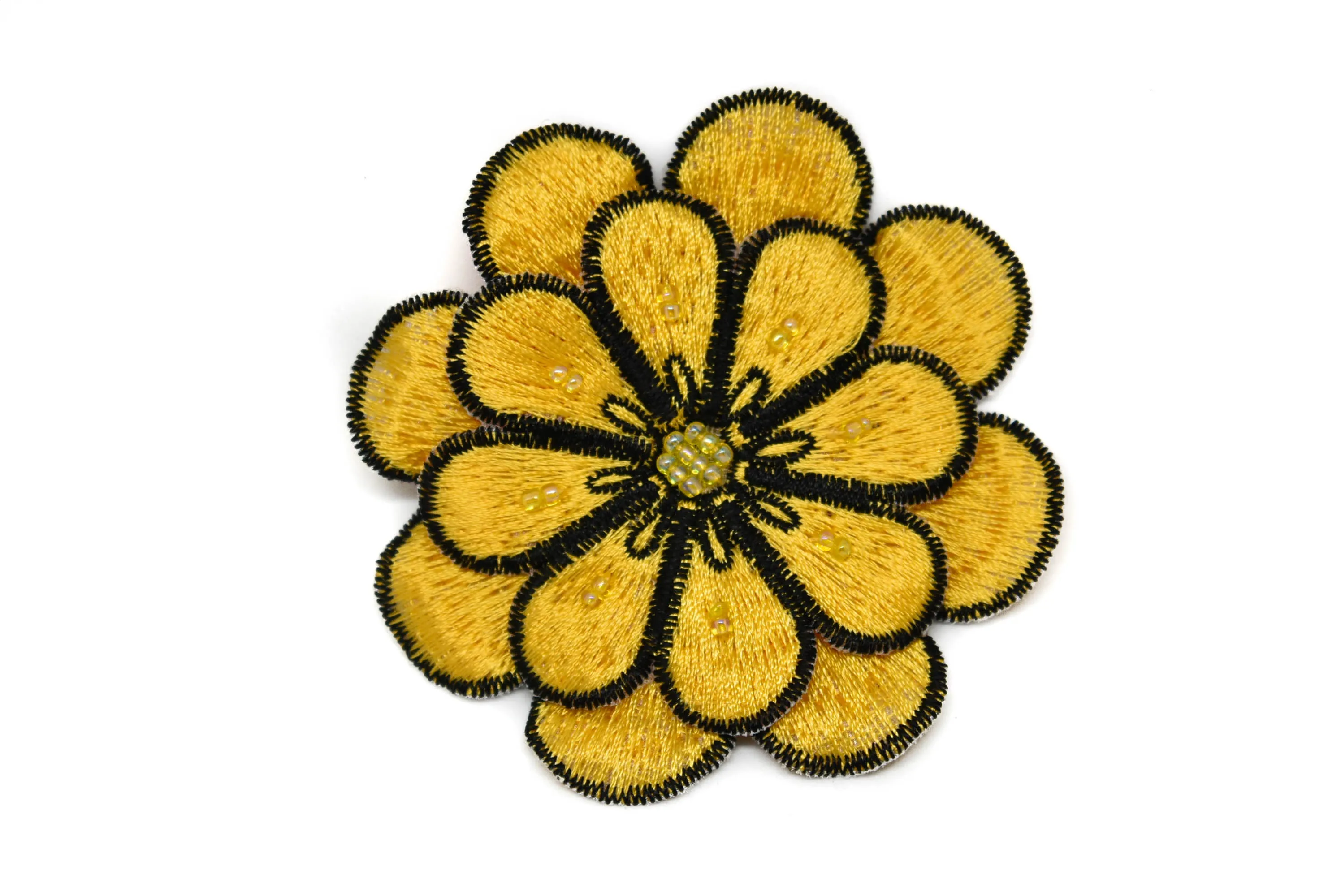 Flower Sequin Applique 3"- 1 Piece