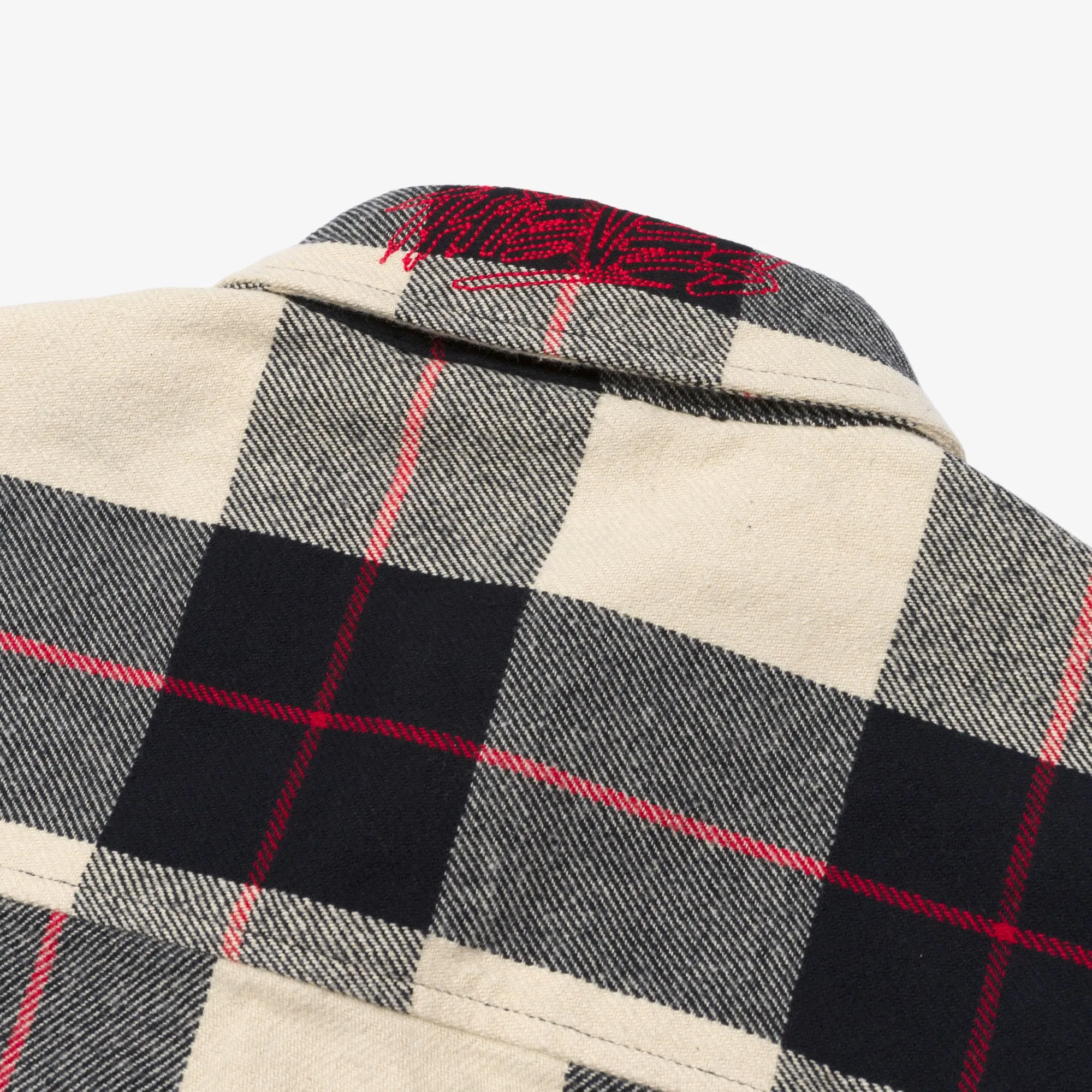 FW24 Premium Cream Flannel Overshirt from Foundations Collection