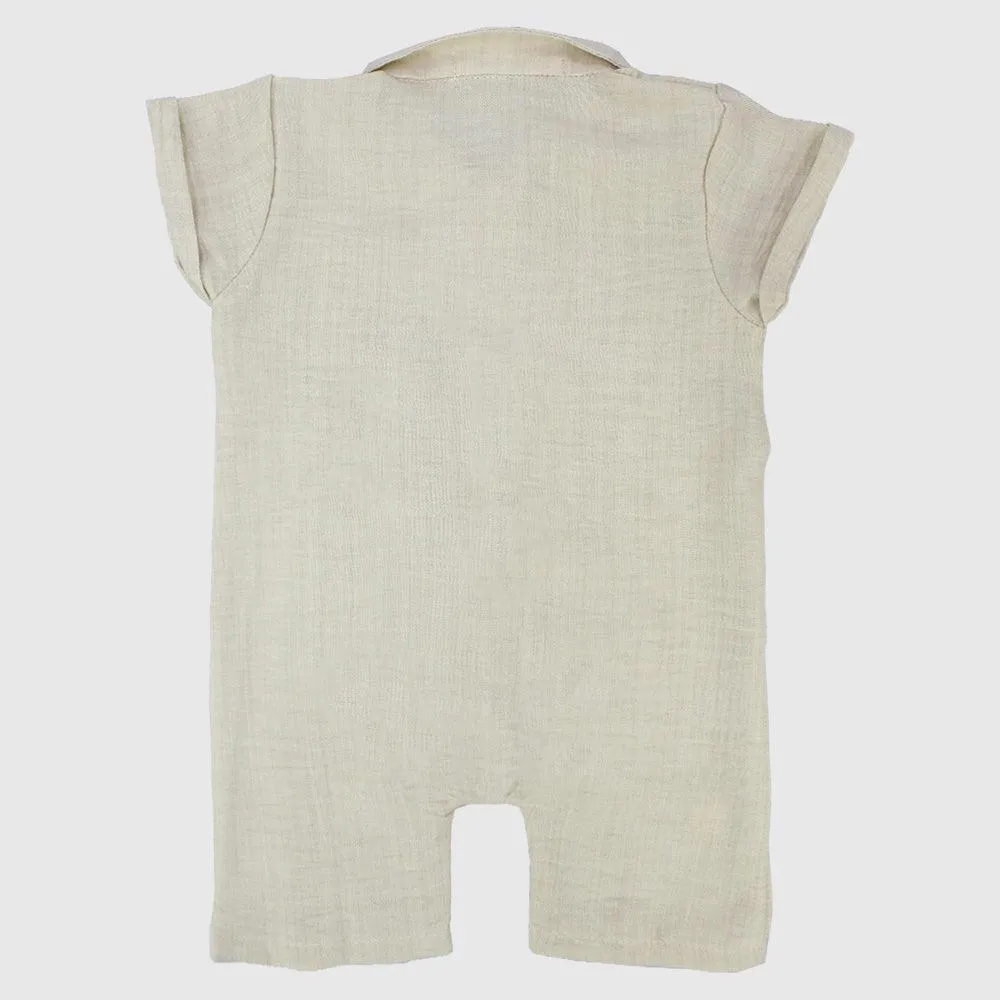 Giraffe Short-Sleeved Romper