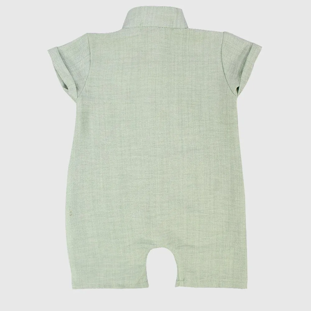 Giraffe Short-Sleeved Romper