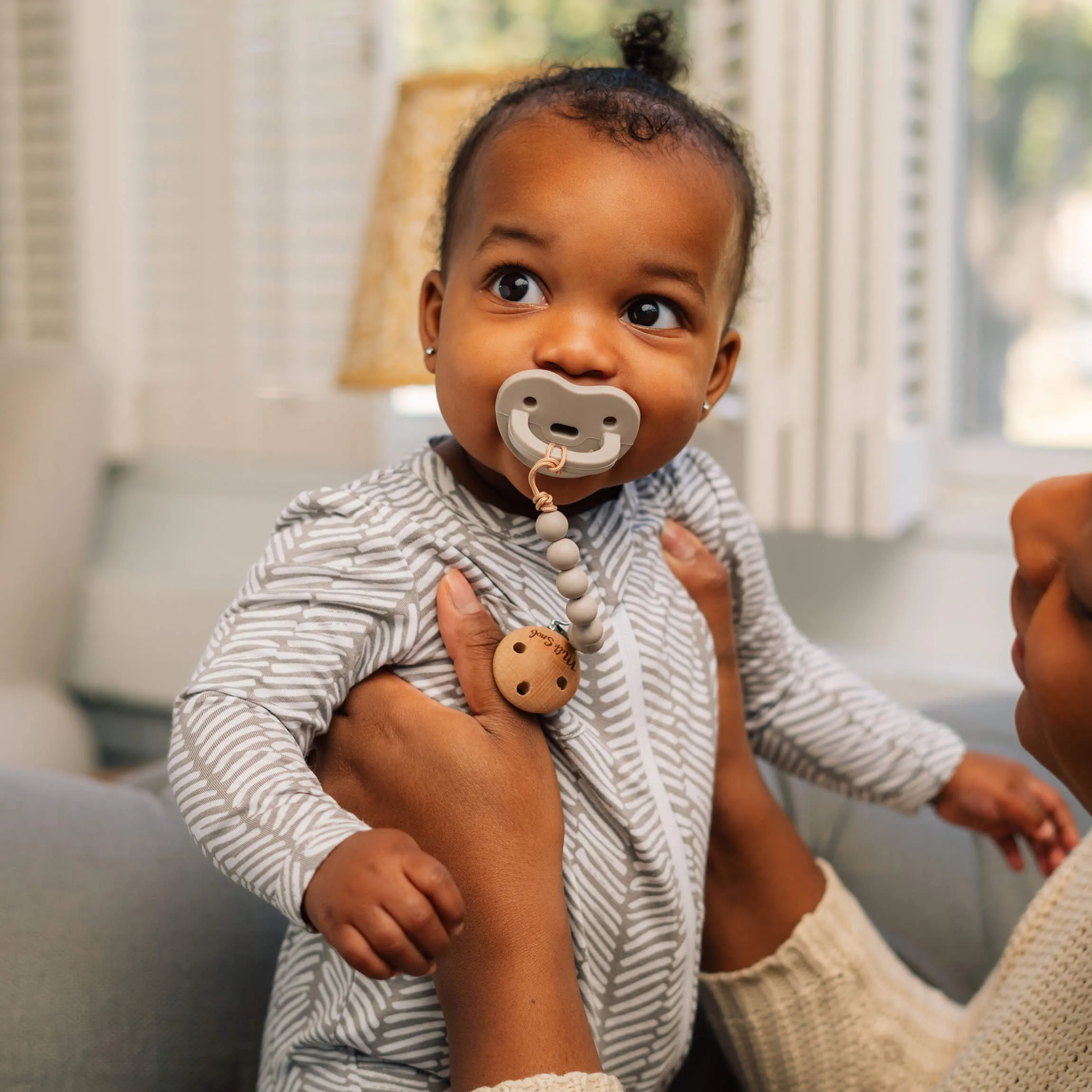 HERRINGBONE FOOTED JAMMIES