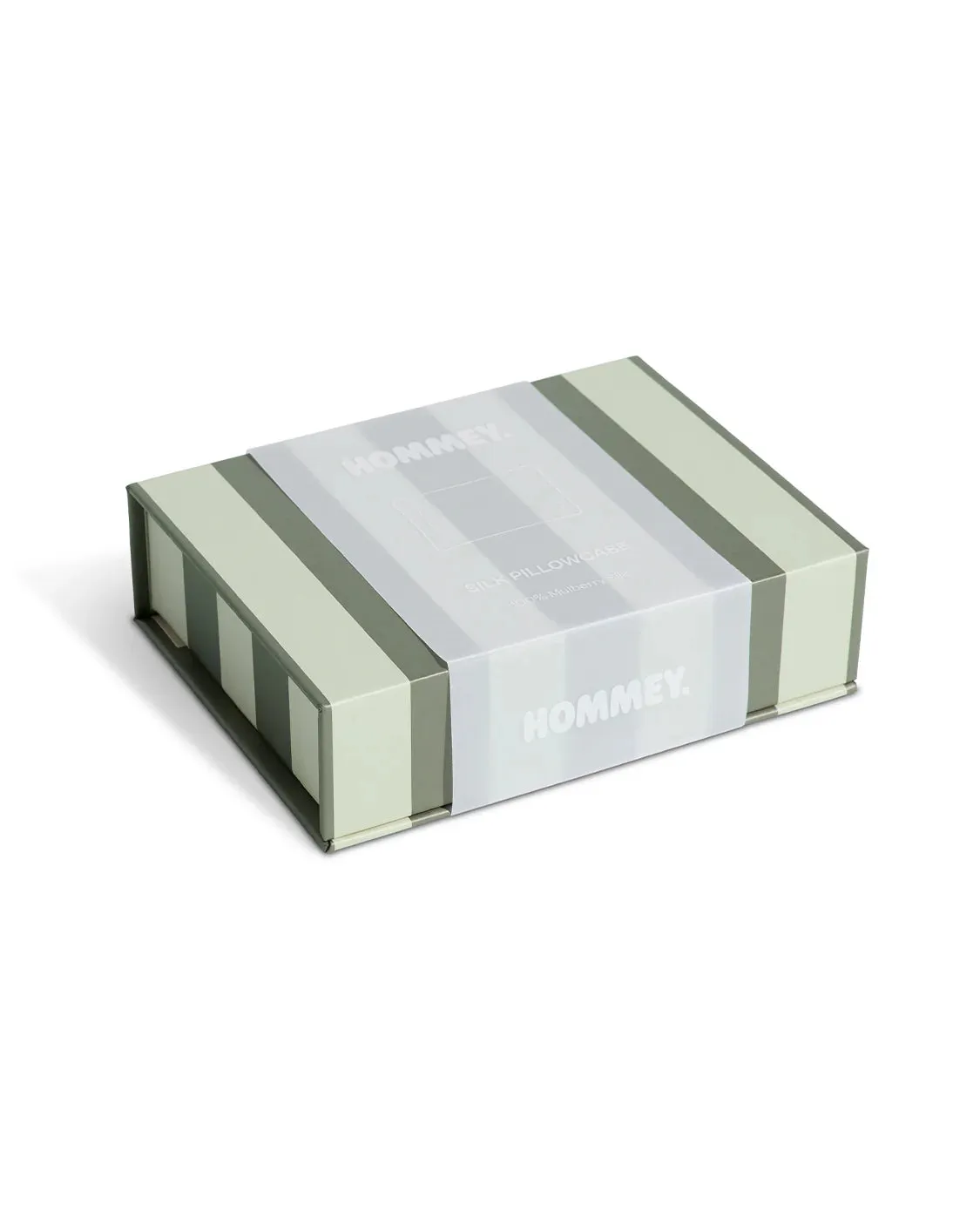 Hommey Silk Pillowcase - Wasabi Stripes