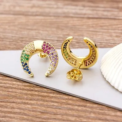 Hot Sale 28 Styles Classic Virgin Mary Stud Earrings For Women
