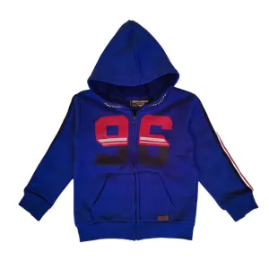 Kids Next Sweatshirt With Zipper - Blue