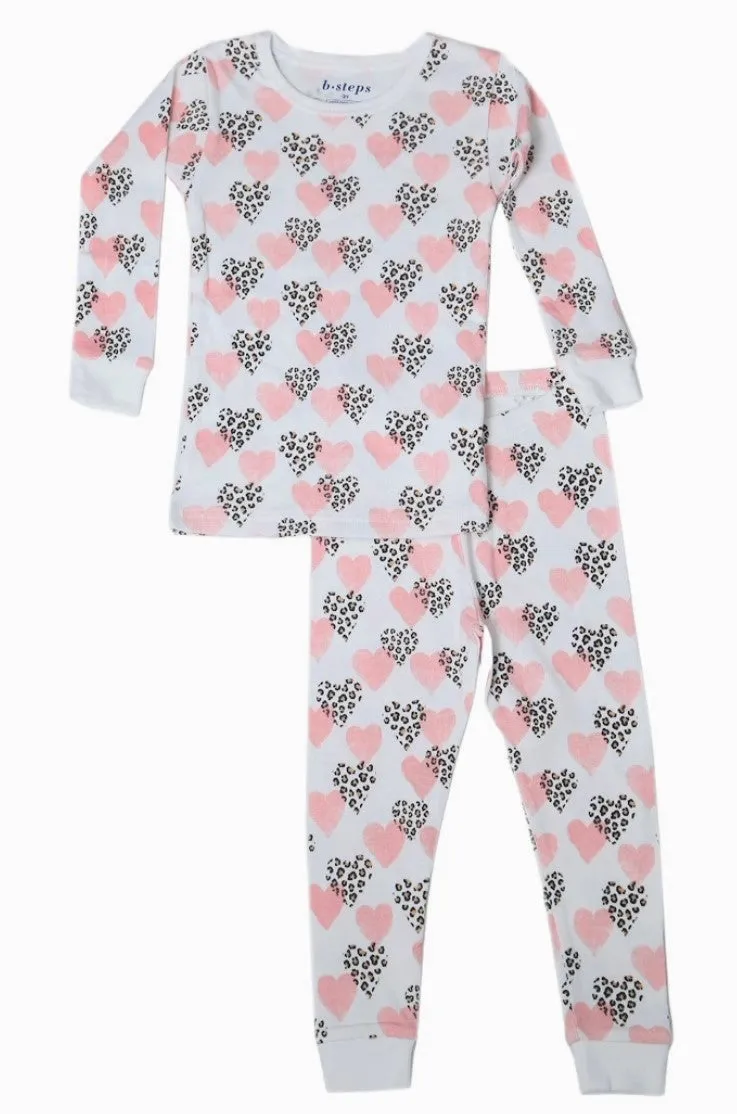 ️🎁Kids Pajamas - Leopard Hearts