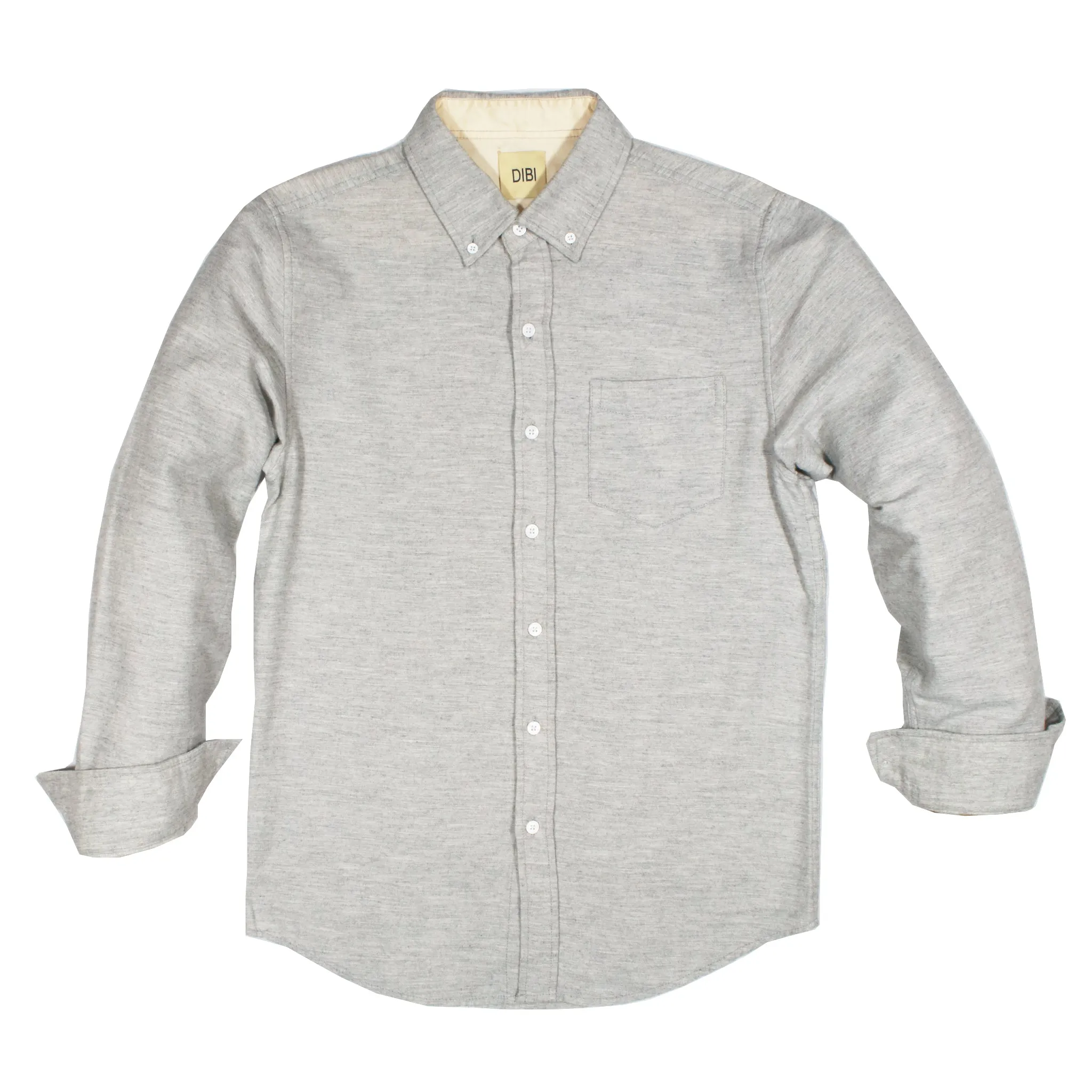 Light Grey Twill Brushed Flannel