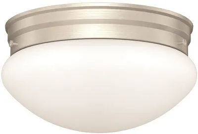 Monument 2-Light Brushed Nickel Flushmount