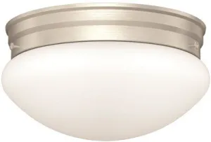 Monument 2-Light Brushed Nickel Flushmount