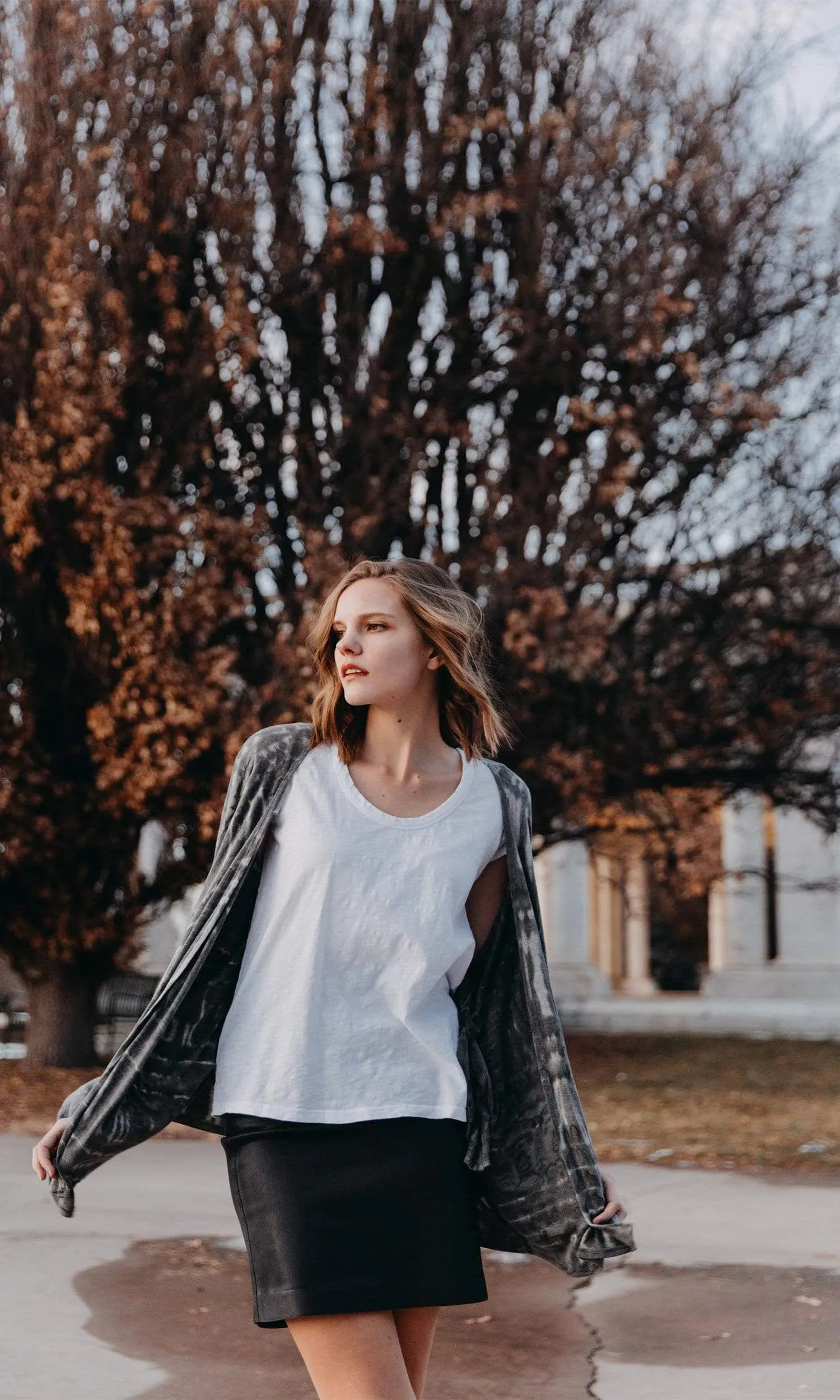 River   Sky Night Out Tie Dye Cardigan