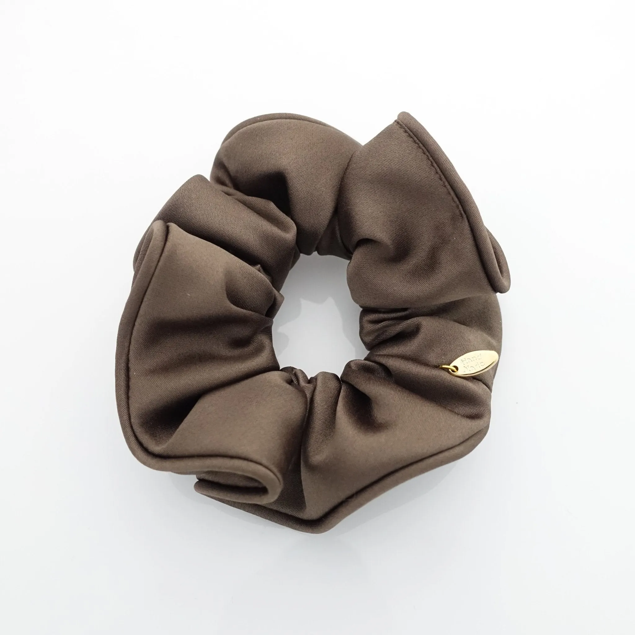 Satin medium solid color Scrunchies for Women