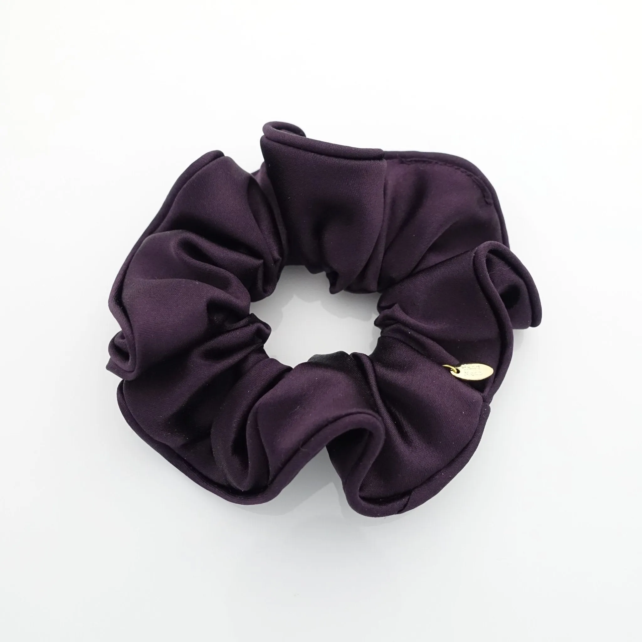 Satin medium solid color Scrunchies for Women