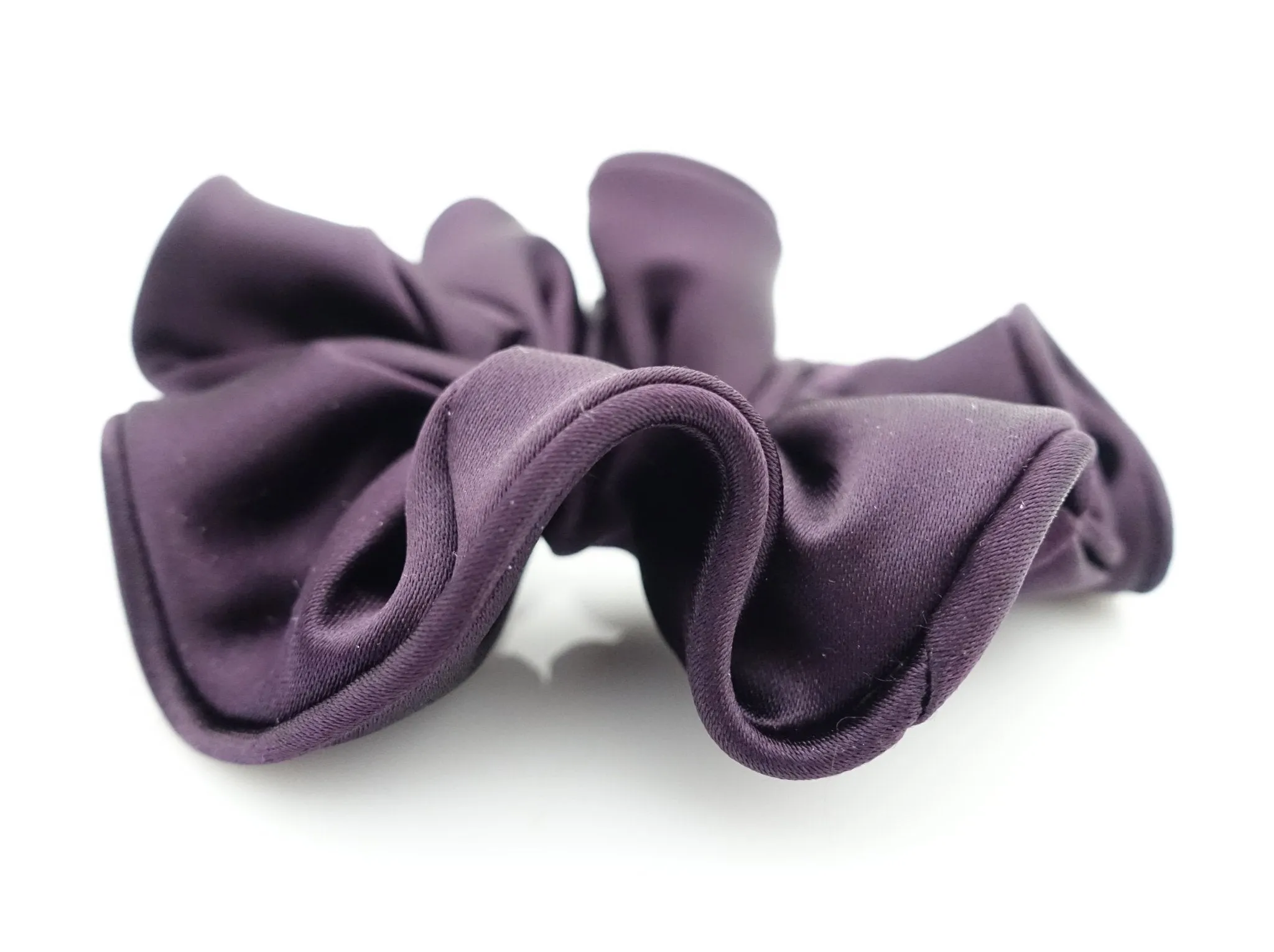 Satin medium solid color Scrunchies for Women
