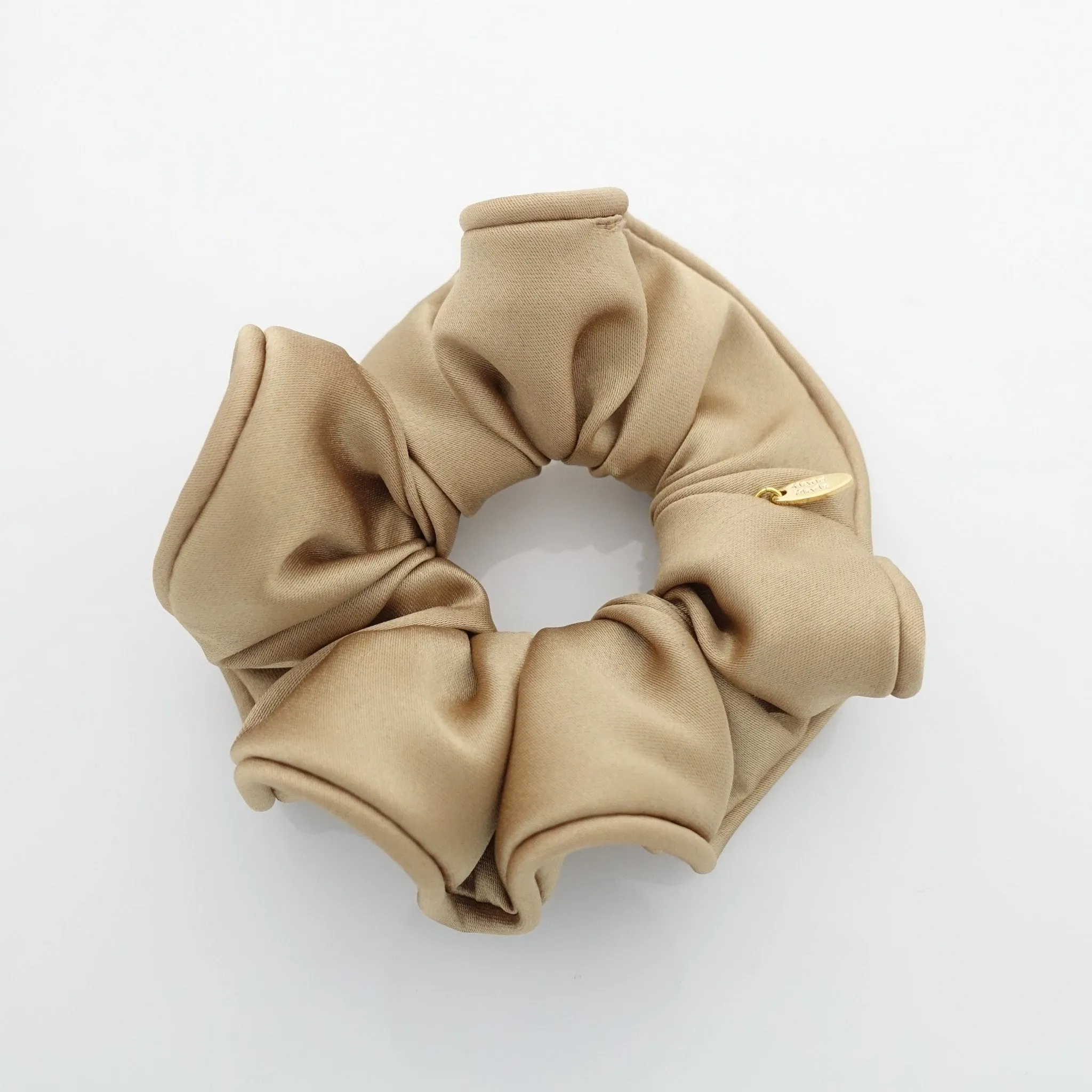 Satin medium solid color Scrunchies for Women