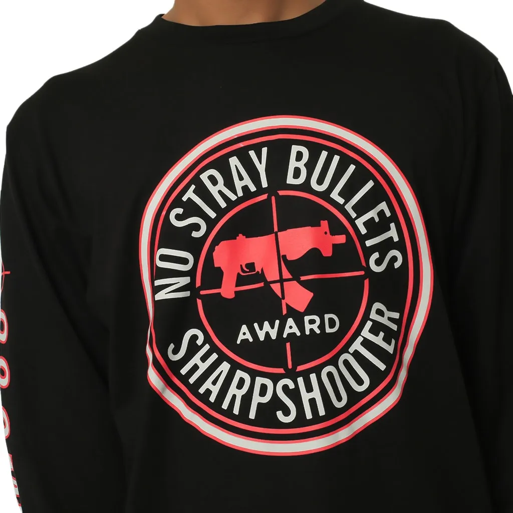Sharpshooter Long Sleeve T Shirt Black