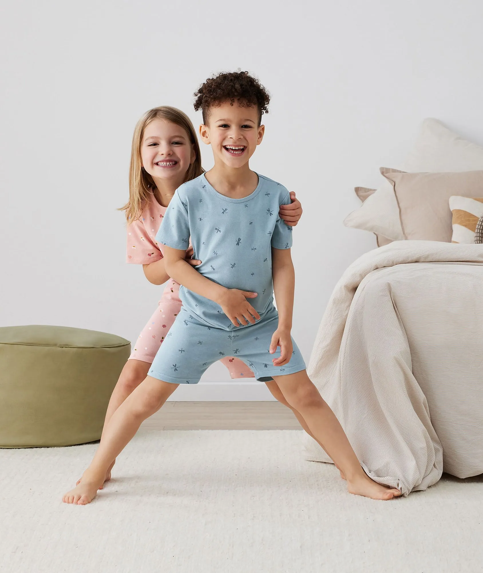 Short Sleeve Pajamas 0.2 TOG Dragonflies