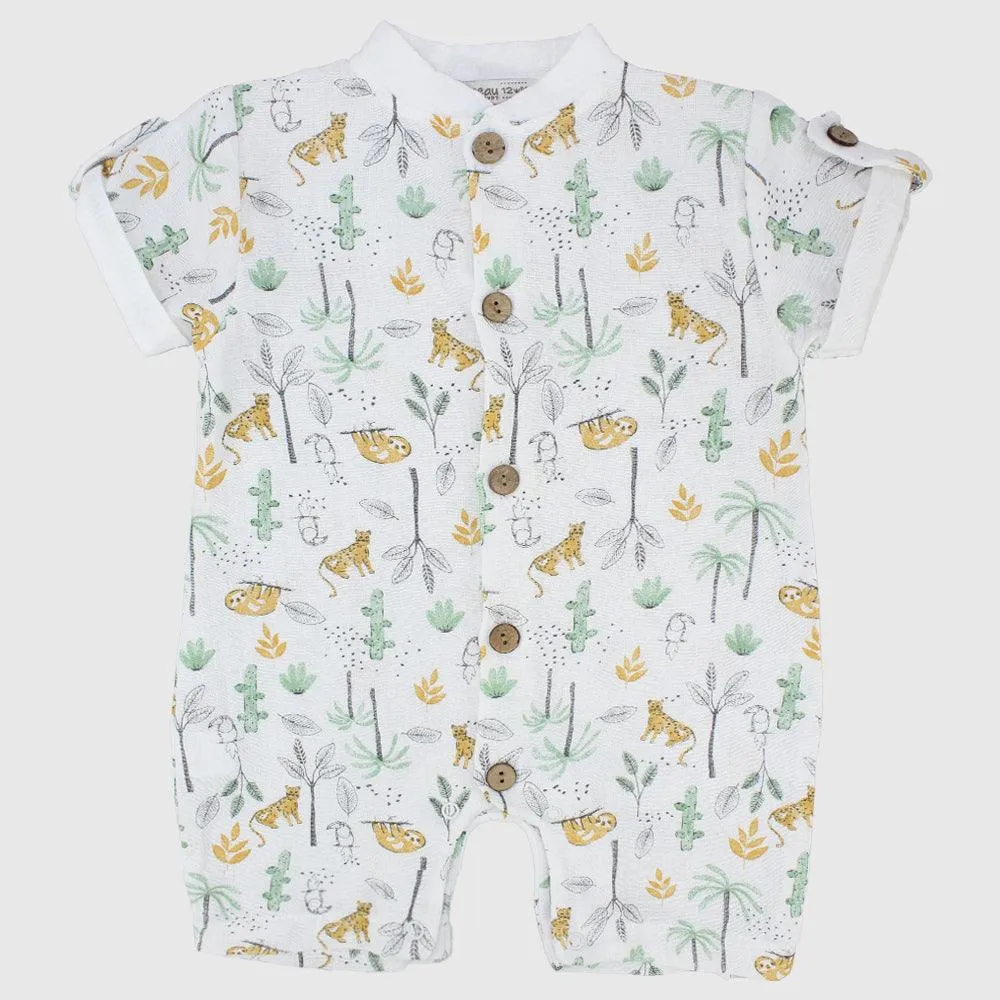 Sloth Short-Sleeved Romper