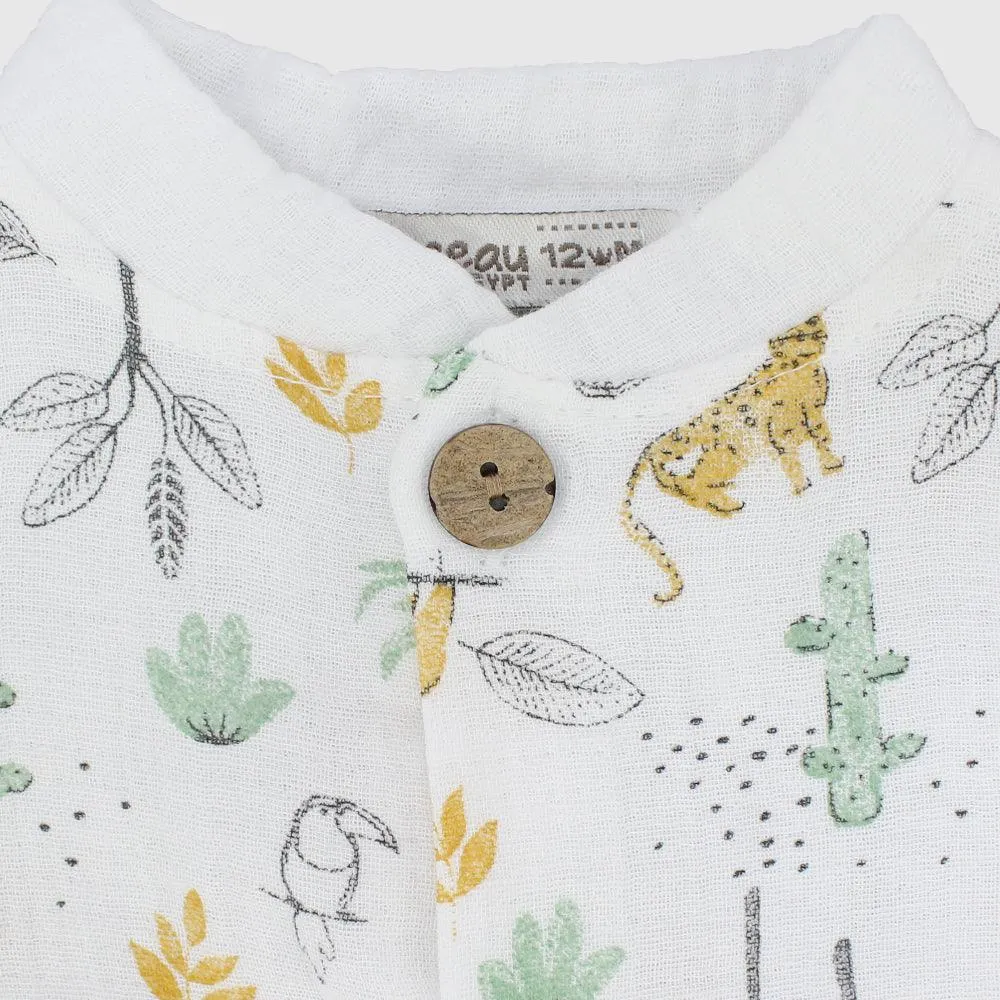 Sloth Short-Sleeved Romper