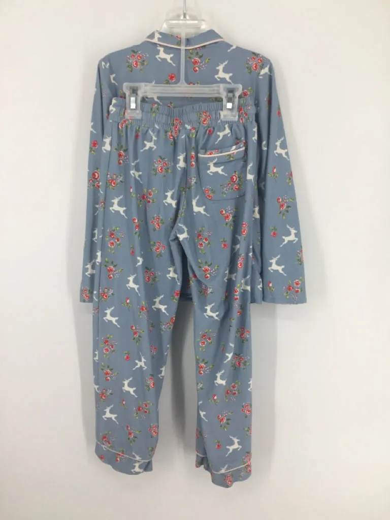 Sweet Honey Child Size 6 Blue Christmas Pajamas