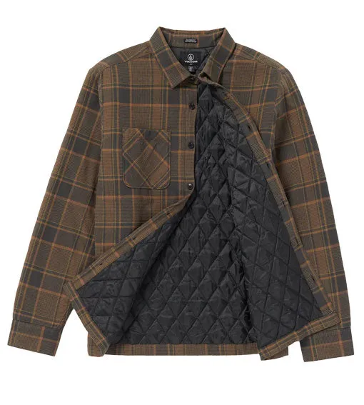 Volcom Brickstone Lined Flannel Mud